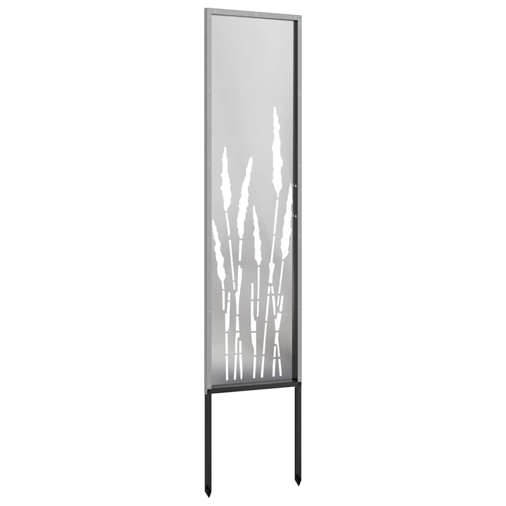 vidaXL Ekran zapewniający prywatność w ogrodzie Srebrny 32 x 140 cm