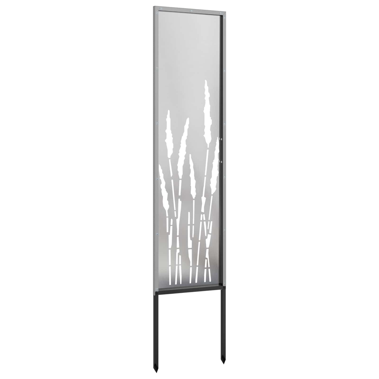 vidaXL Ekran zapewniający prywatność w ogrodzie Srebrny 32 x 140 cm