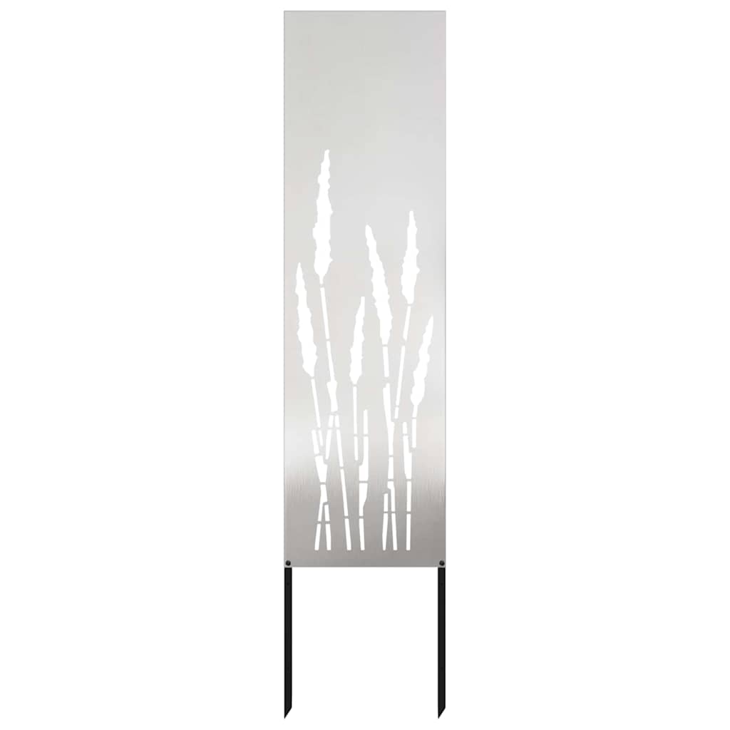 vidaXL Ekran zapewniający prywatność w ogrodzie Srebrny 32 x 140 cm