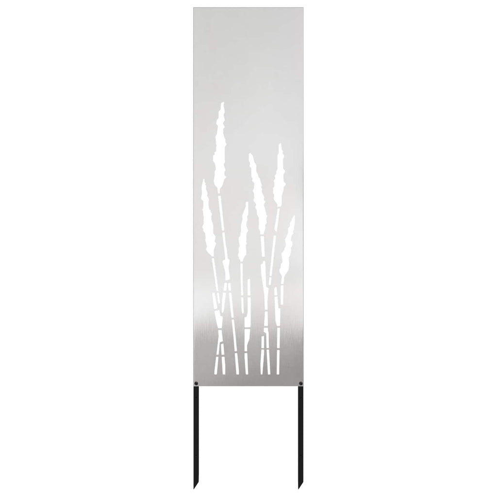 vidaXL Ekran zapewniający prywatność w ogrodzie Srebrny 32 x 140 cm