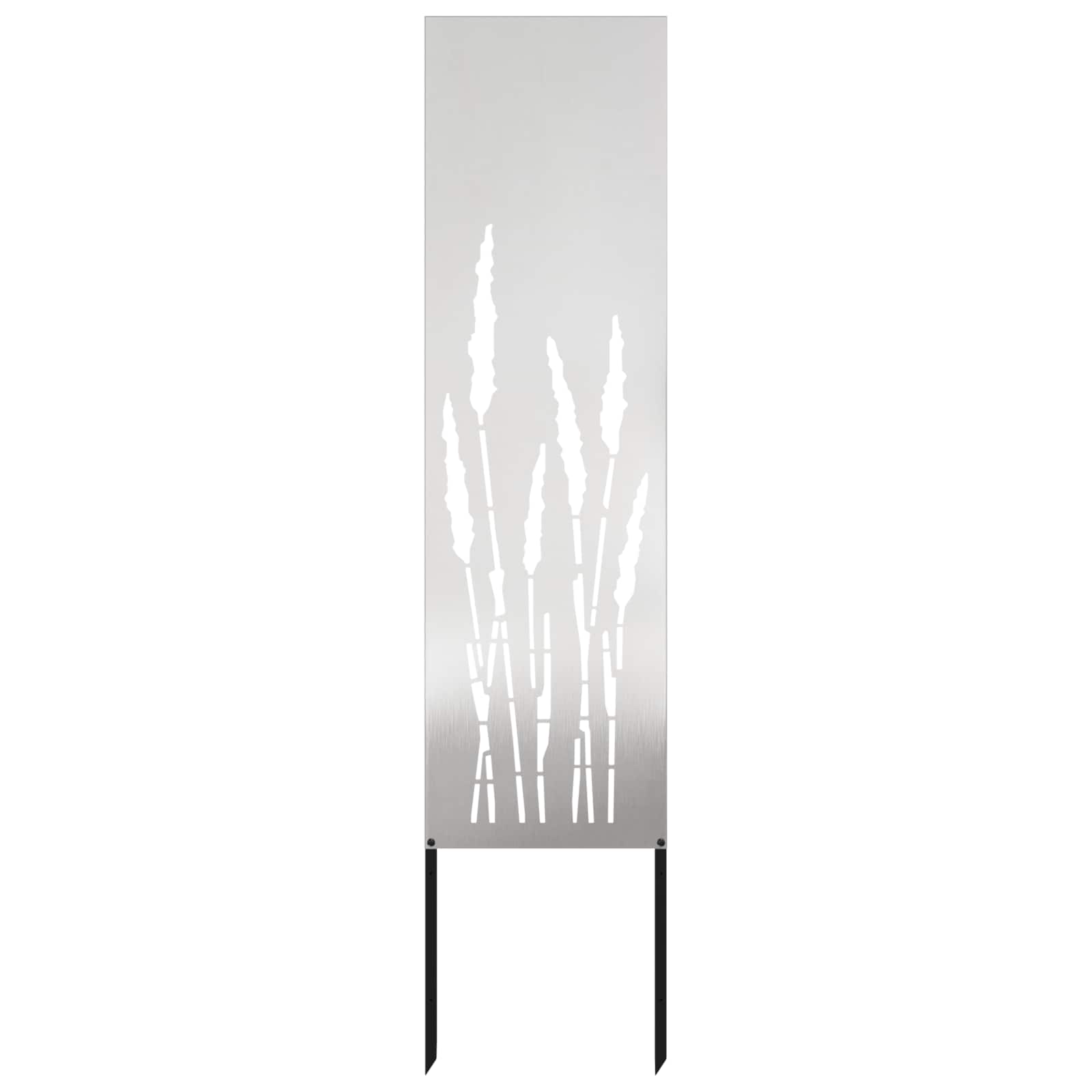 vidaXL Ekran zapewniający prywatność w ogrodzie Srebrny 32 x 140 cm