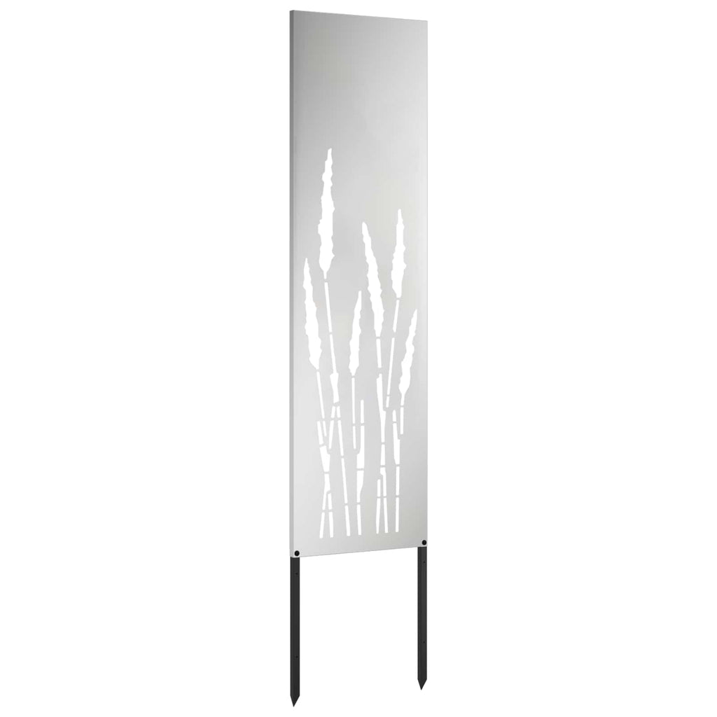 vidaXL Ekran zapewniający prywatność w ogrodzie Srebrny 32 x 140 cm