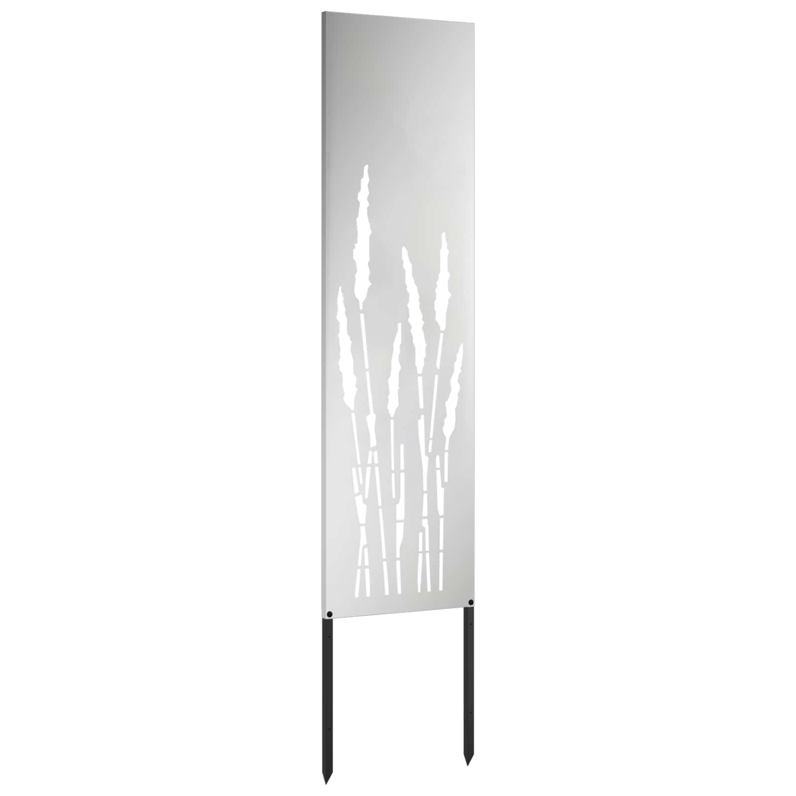 vidaXL Ekran zapewniający prywatność w ogrodzie Srebrny 32 x 140 cm