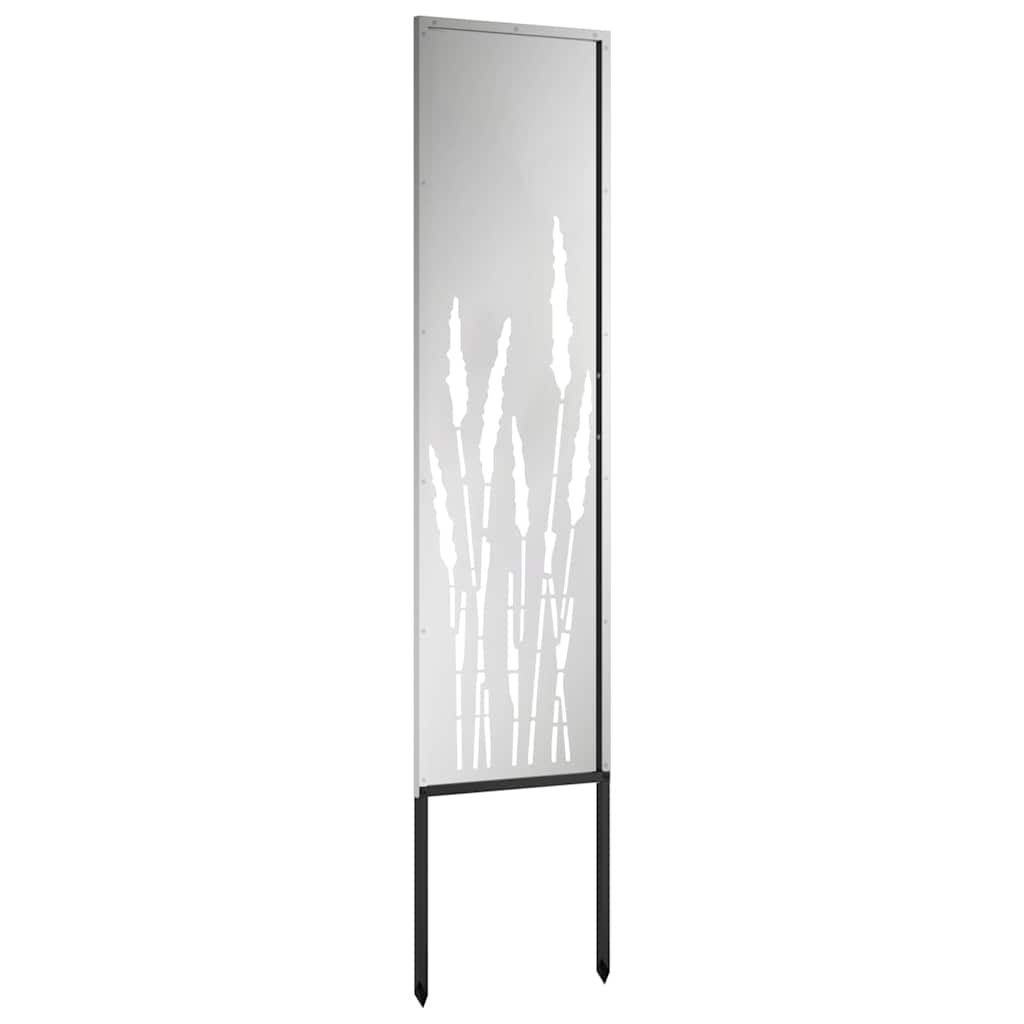 vidaXL Ekran zapewniający prywatność w ogrodzie Srebrny 32 x 140 cm