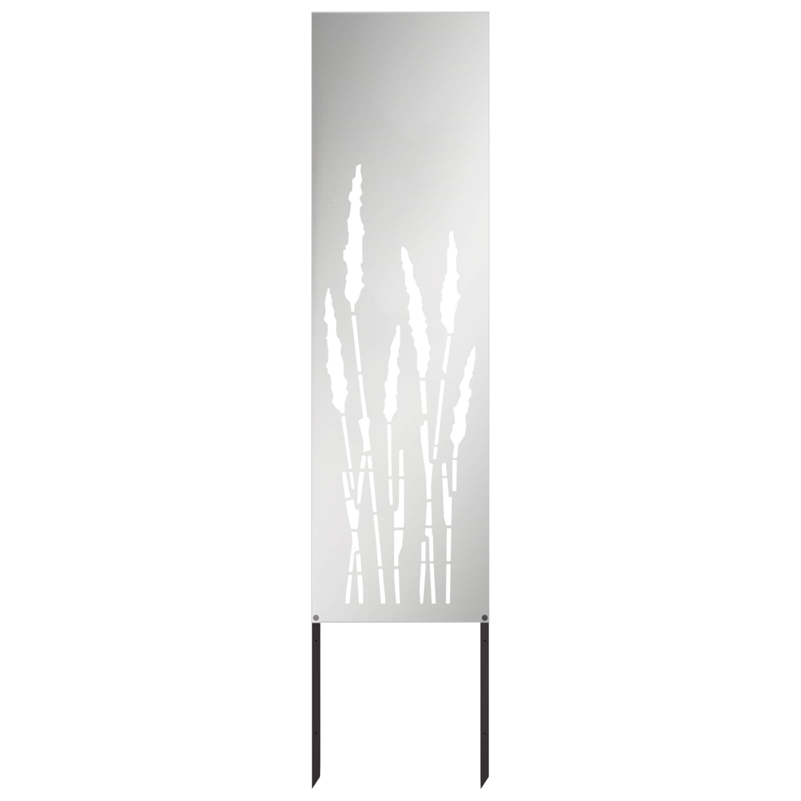 vidaXL Ekran zapewniający prywatność w ogrodzie Srebrny 32 x 140 cm