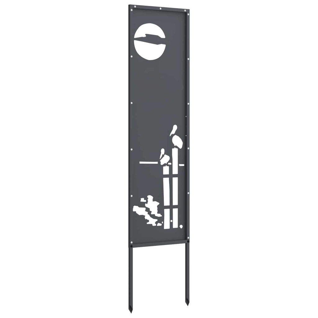 vidaXL Ekran zapewniający prywatność w ogrodzie Antracyt 32 x 140 cm