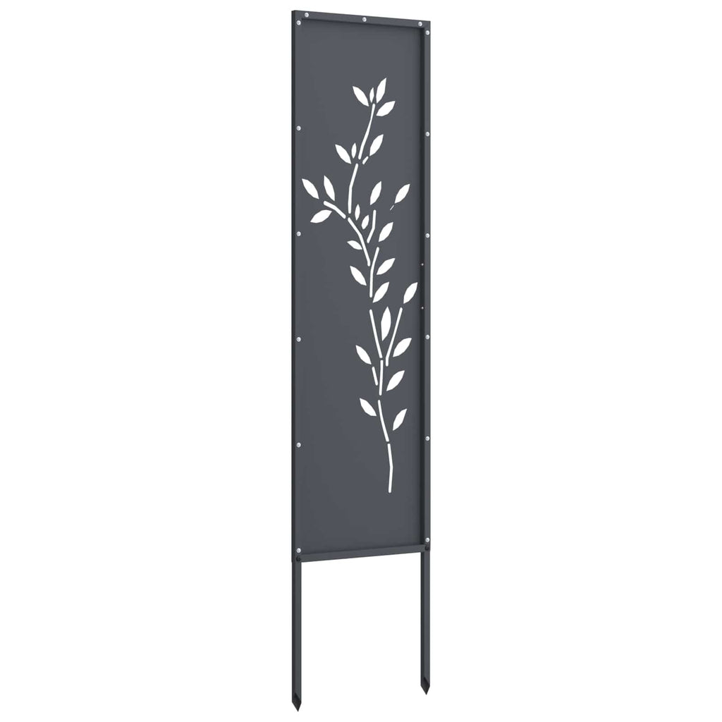 vidaXL Ekran zapewniający prywatność w ogrodzie Antracyt 32 x 140 cm