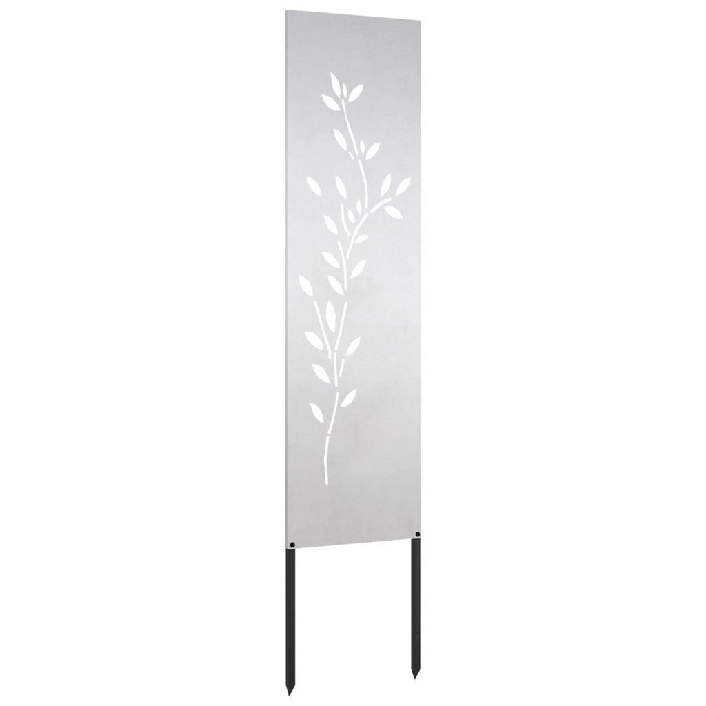 vidaXL Ekran zapewniający prywatność w ogrodzie Srebrny 32 x 140 cm