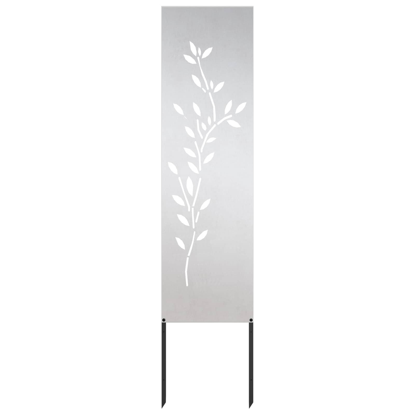 vidaXL Ekran zapewniający prywatność w ogrodzie Srebrny 32 x 140 cm