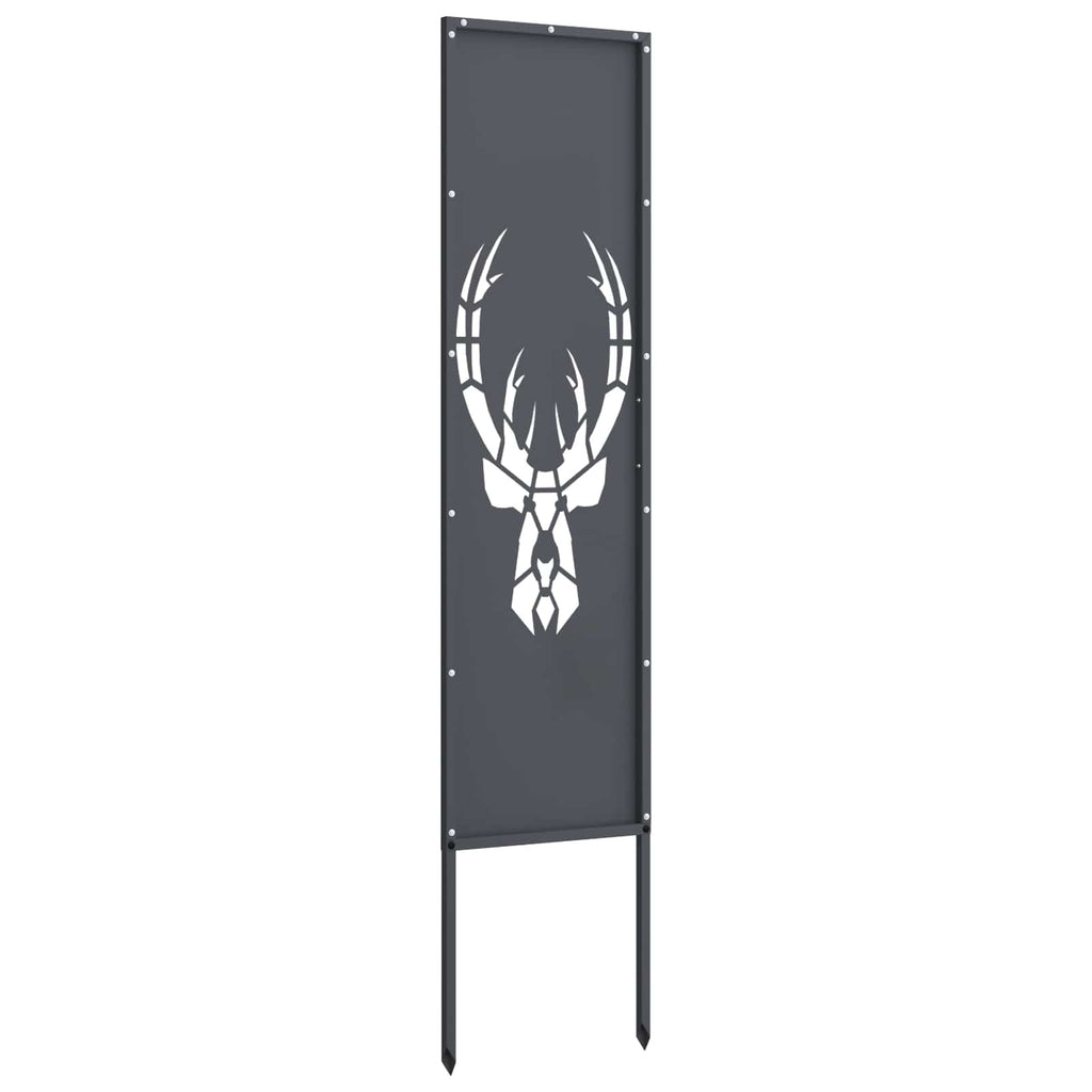 vidaXL Ekran zapewniający prywatność w ogrodzie Antracyt 32 x 140 cm