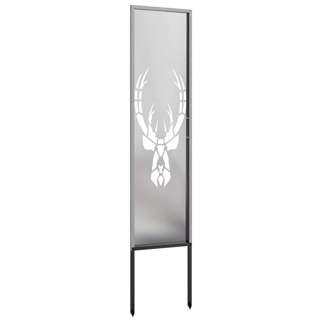 vidaXL Ekran zapewniający prywatność w ogrodzie Srebrny 32 x 140 cm