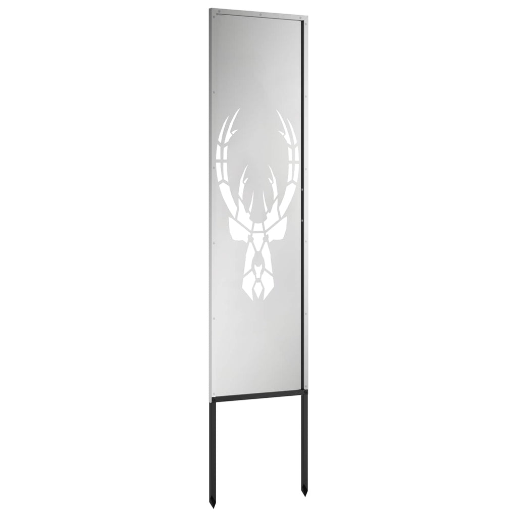 vidaXL Ekran zapewniający prywatność w ogrodzie Srebrny 32 x 140 cm