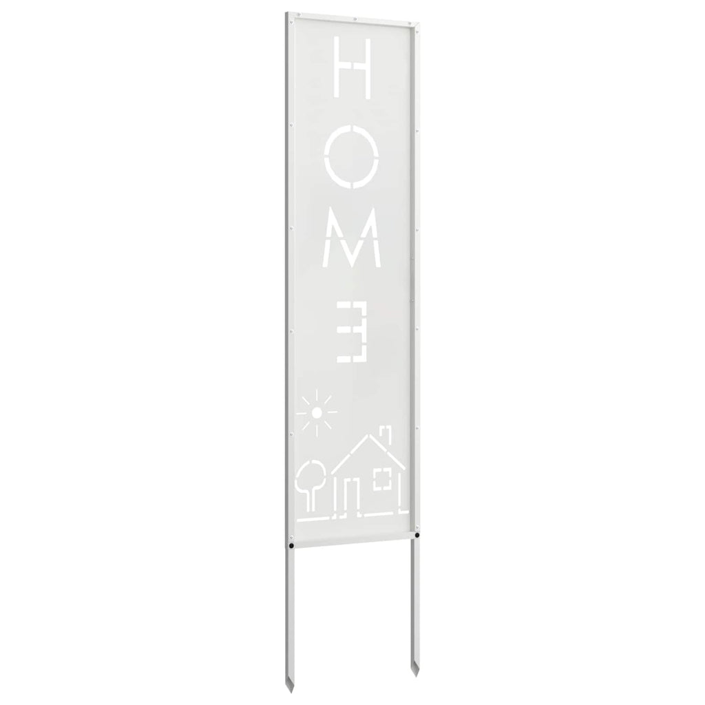 vidaXL Ekran zapewniający prywatność w ogrodzie Biały 32 x 140 cm