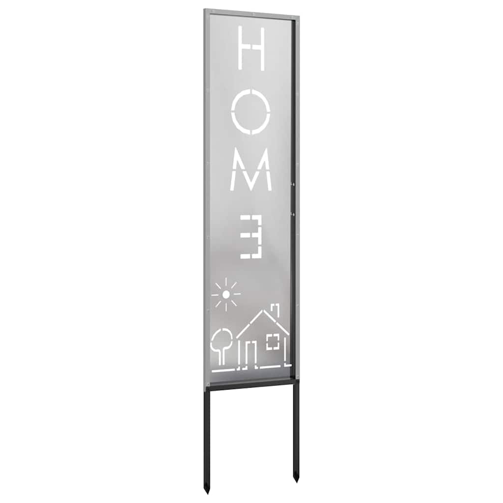 vidaXL Ekran zapewniający prywatność w ogrodzie Srebrny 32 x 140 cm