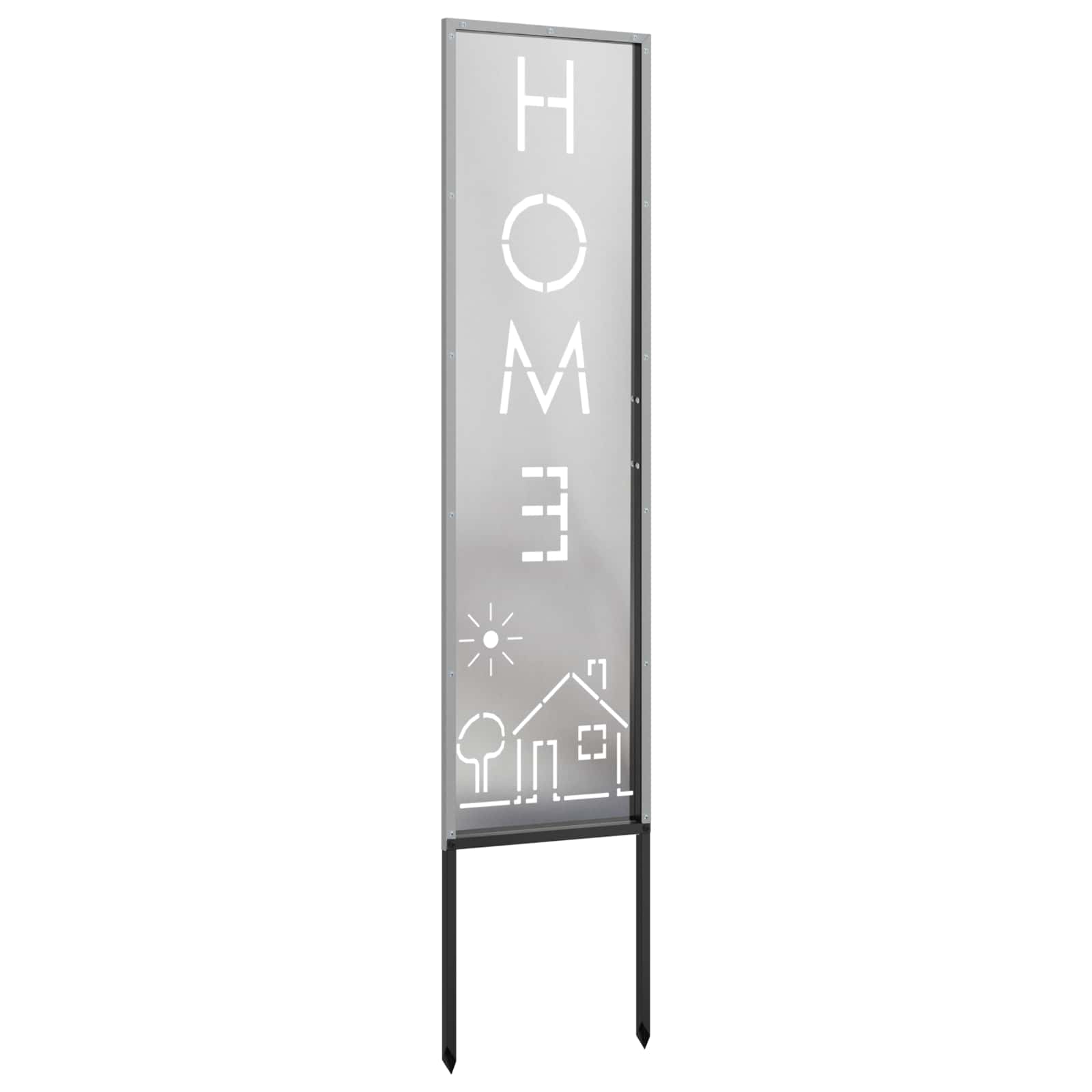 vidaXL Ekran zapewniający prywatność w ogrodzie Srebrny 32 x 140 cm