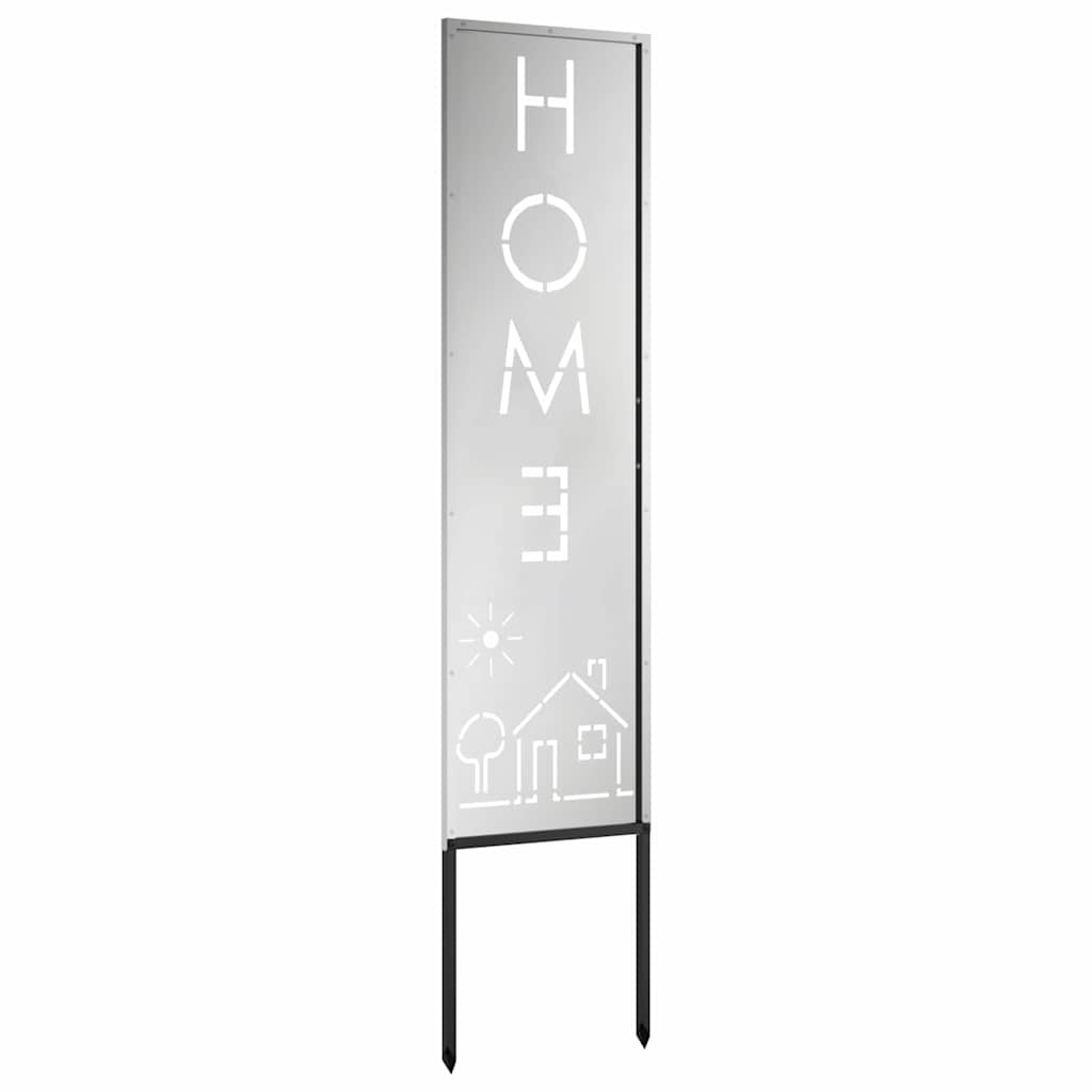 vidaXL Ekran zapewniający prywatność w ogrodzie Srebrny 32 x 140 cm