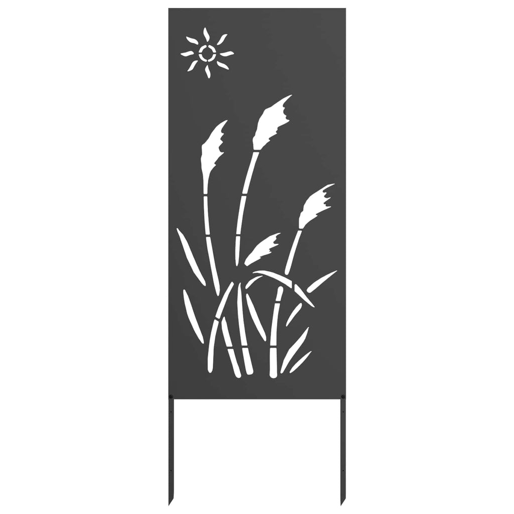vidaXL Ekran zapewniający prywatność w ogrodzie Czarny 50 x 140 cm