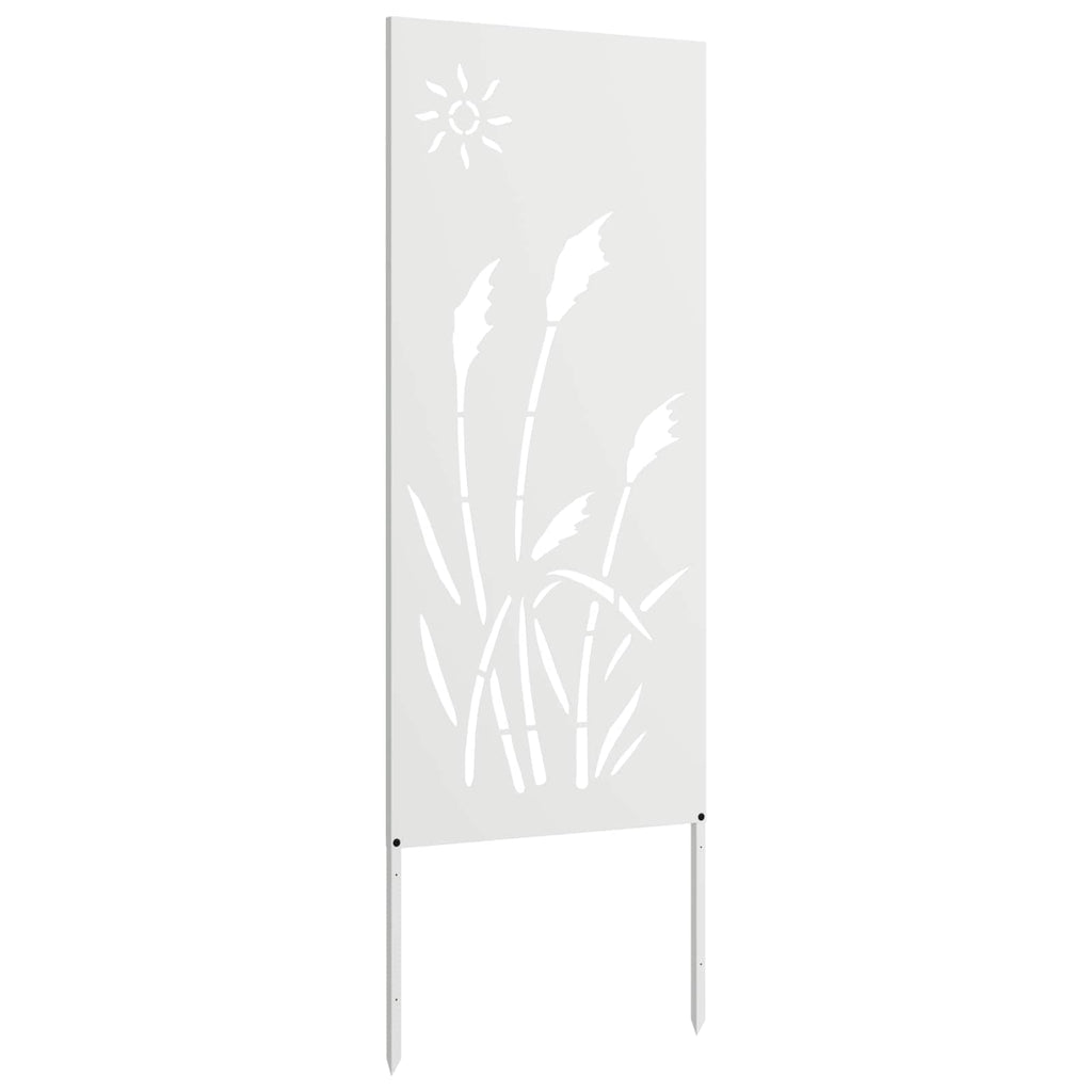 vidaXL Ekran zapewniający prywatność w ogrodzie Biały 50 x 140 cm