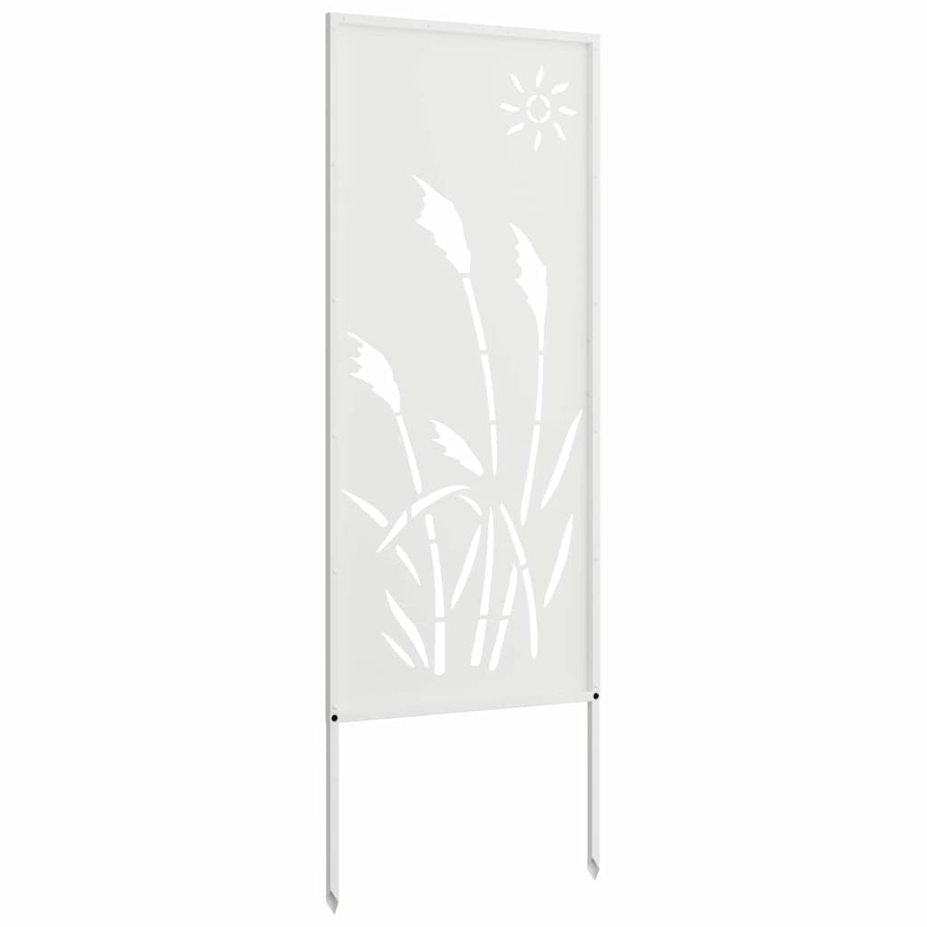 vidaXL Ekran zapewniający prywatność w ogrodzie Biały 50 x 140 cm