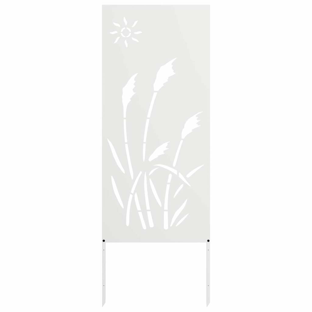 vidaXL Ekran zapewniający prywatność w ogrodzie Biały 50 x 140 cm
