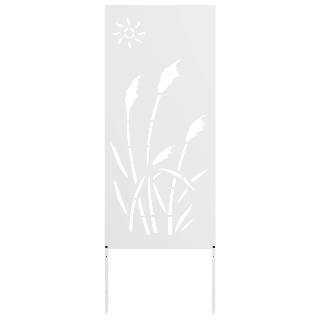 vidaXL Ekran zapewniający prywatność w ogrodzie Biały 50 x 140 cm