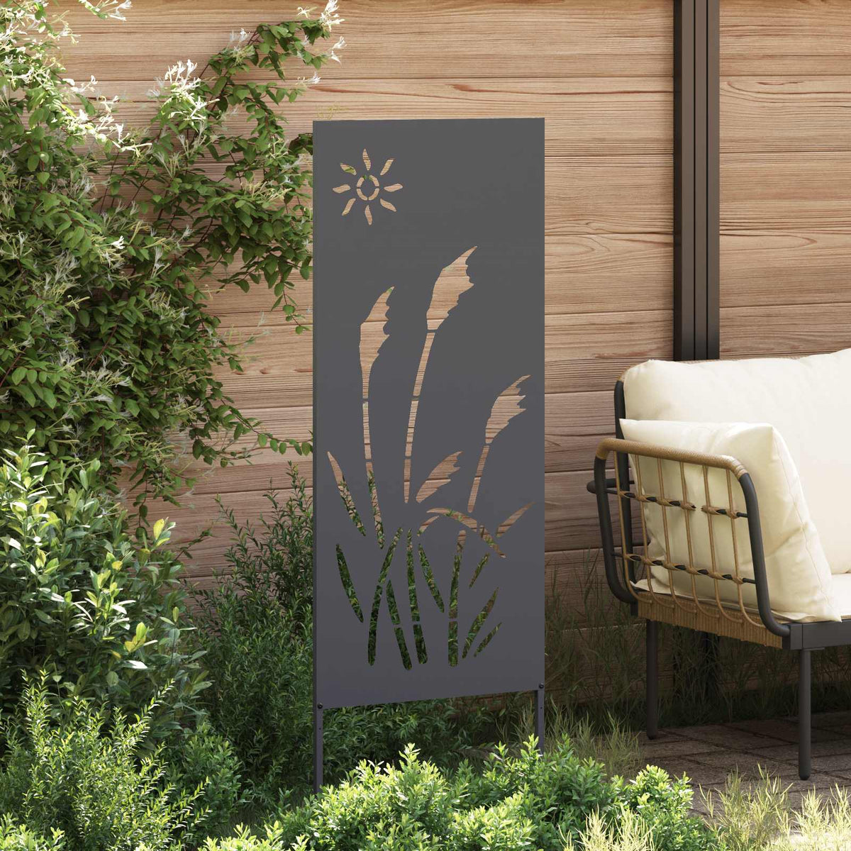 vidaXL Ekran zapewniający prywatność w ogrodzie Antracyt 50 x 140 cm
