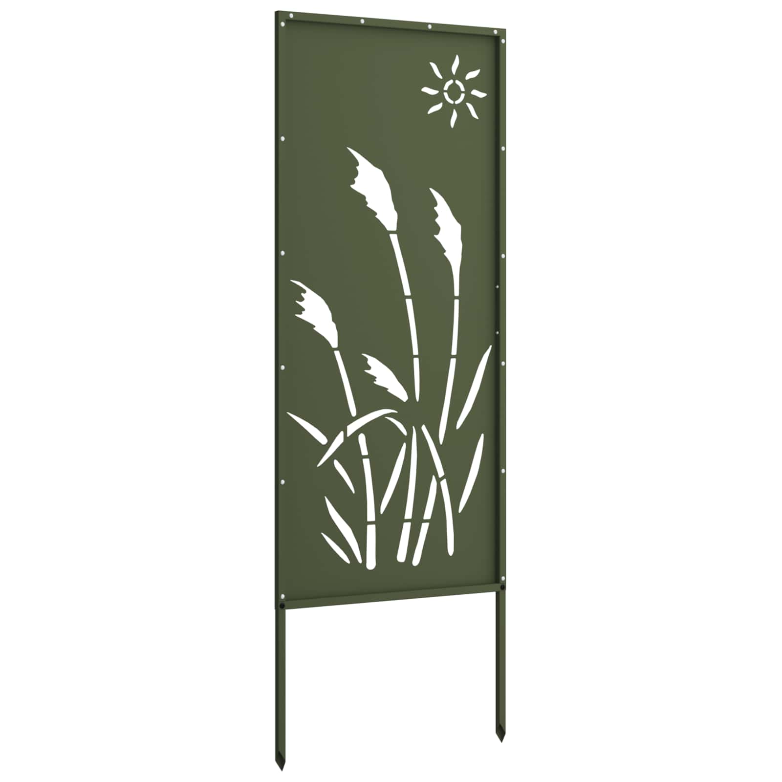 vidaXL Ekran zapewniający prywatność w ogrodzie oliwkowy 50 x 140 cm
