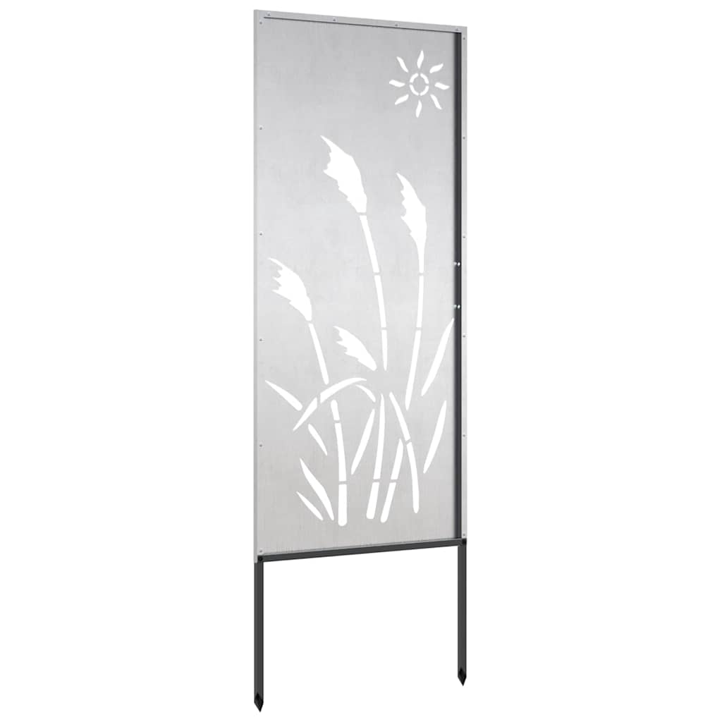 vidaXL Ekran zapewniający prywatność w ogrodzie Srebrny 50 x 140 cm
