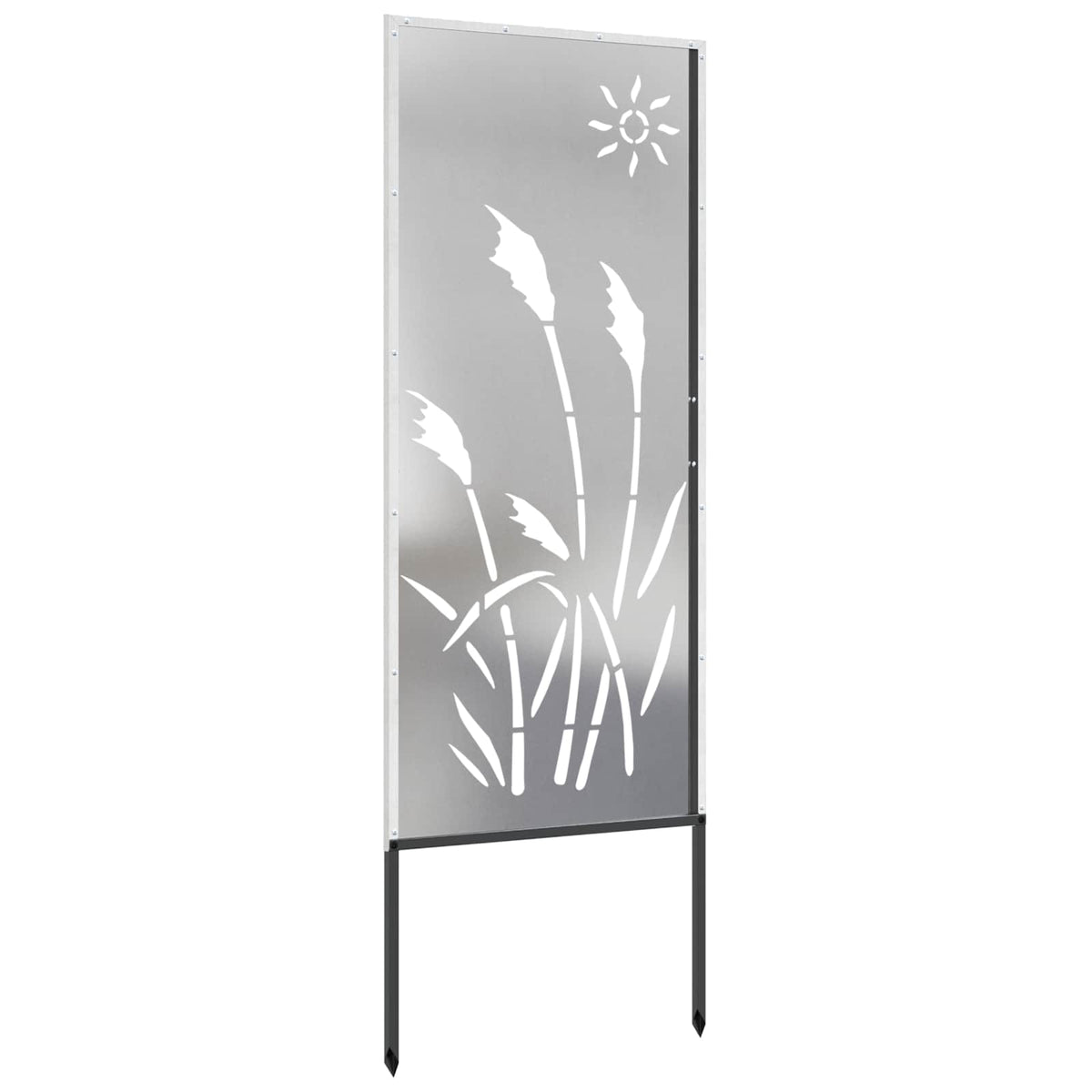 vidaXL Ekran zapewniający prywatność w ogrodzie Srebrny 50 x 140 cm