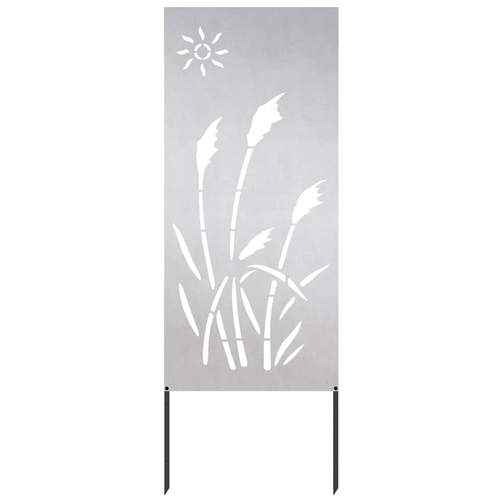 vidaXL Ekran zapewniający prywatność w ogrodzie Srebrny 50 x 140 cm
