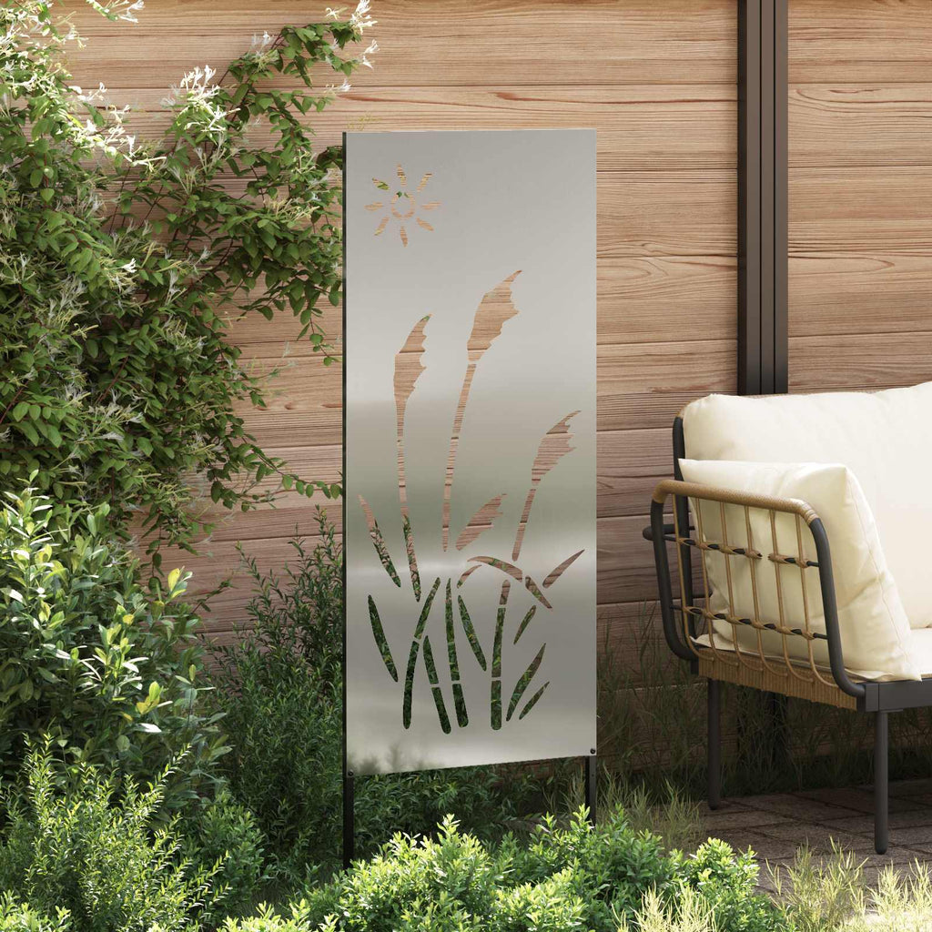 vidaXL Ekran zapewniający prywatność w ogrodzie Srebrny 50 x 140 cm