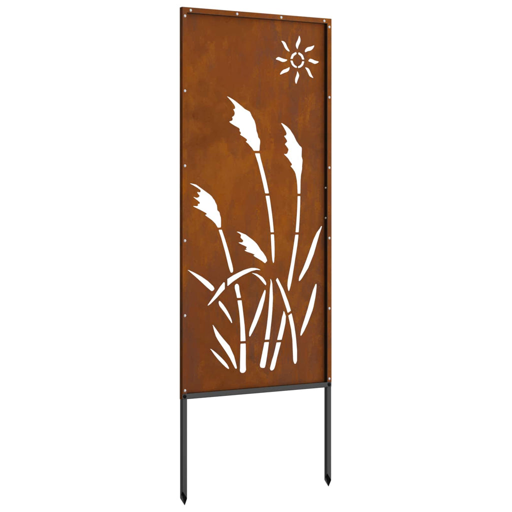 vidaXL Ekran zapewniający prywatność w ogrodzie Rdzawy 50 x 140 cm