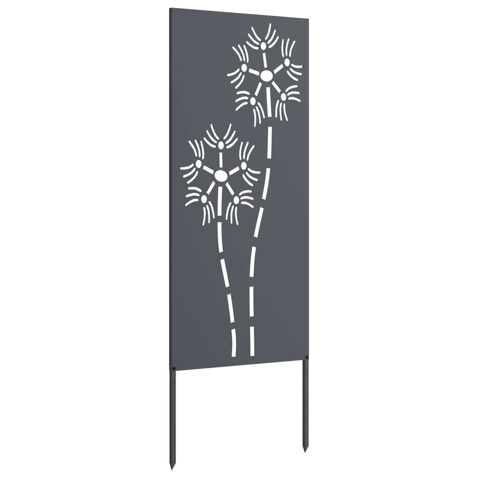 vidaXL Ekran zapewniający prywatność w ogrodzie Antracyt 50 x 140 cm
