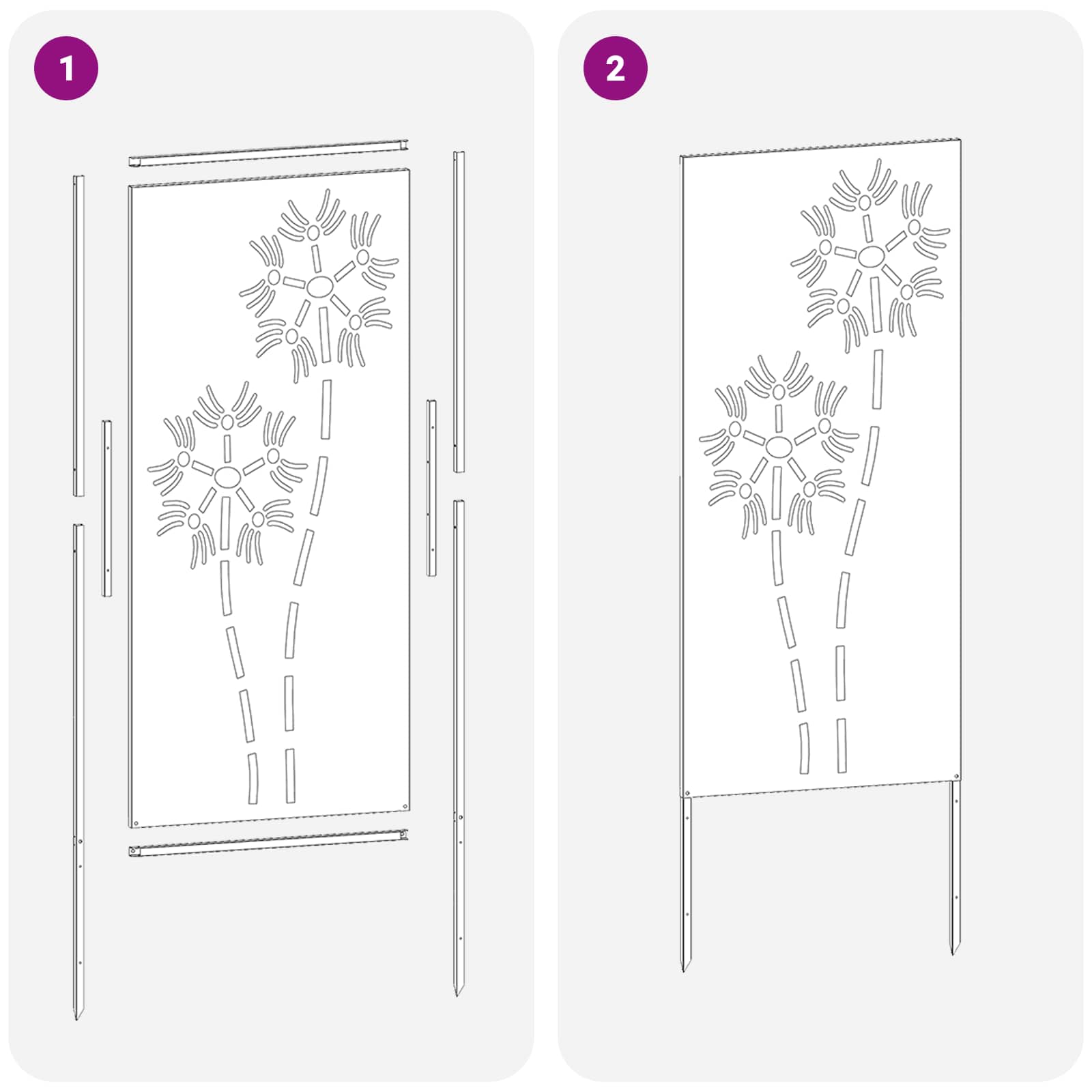 vidaXL Ekran zapewniający prywatność w ogrodzie oliwkowy 50 x 140 cm