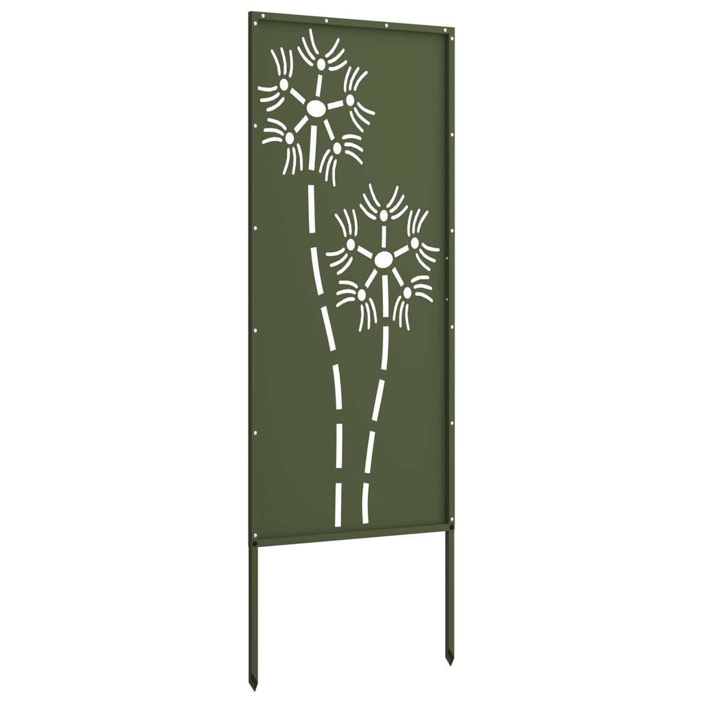 vidaXL Ekran zapewniający prywatność w ogrodzie oliwkowy 50 x 140 cm
