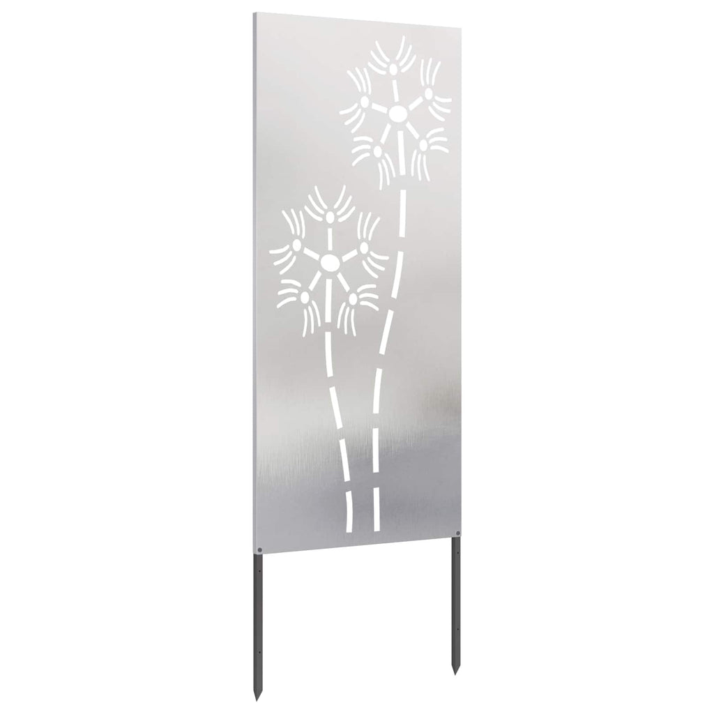 vidaXL Ekran zapewniający prywatność w ogrodzie Srebrny 50 x 140 cm