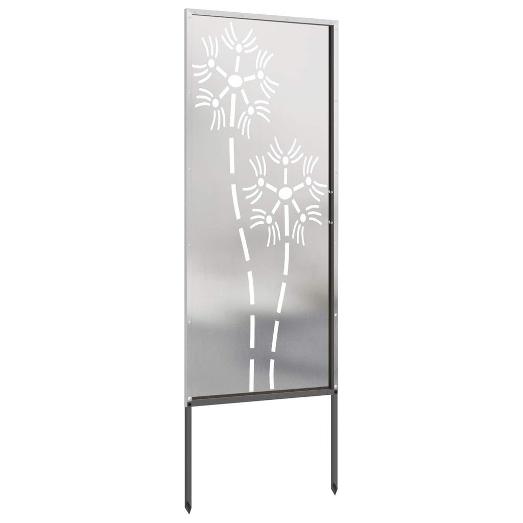 vidaXL Ekran zapewniający prywatność w ogrodzie Srebrny 50 x 140 cm