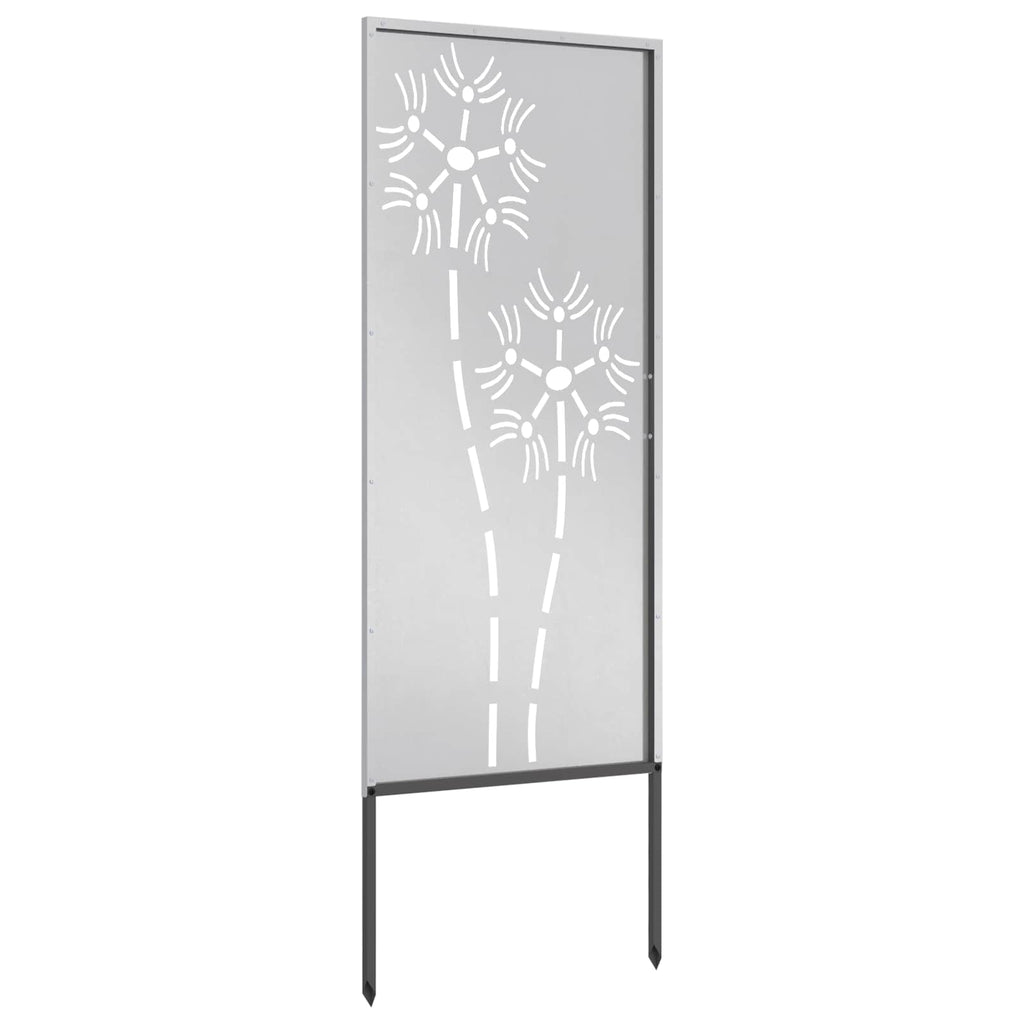 vidaXL Ekran zapewniający prywatność w ogrodzie Srebrny 50 x 140 cm