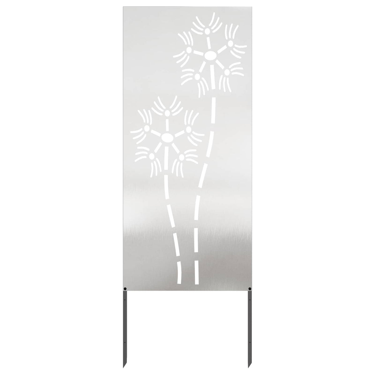 vidaXL Ekran zapewniający prywatność w ogrodzie Srebrny 50 x 140 cm