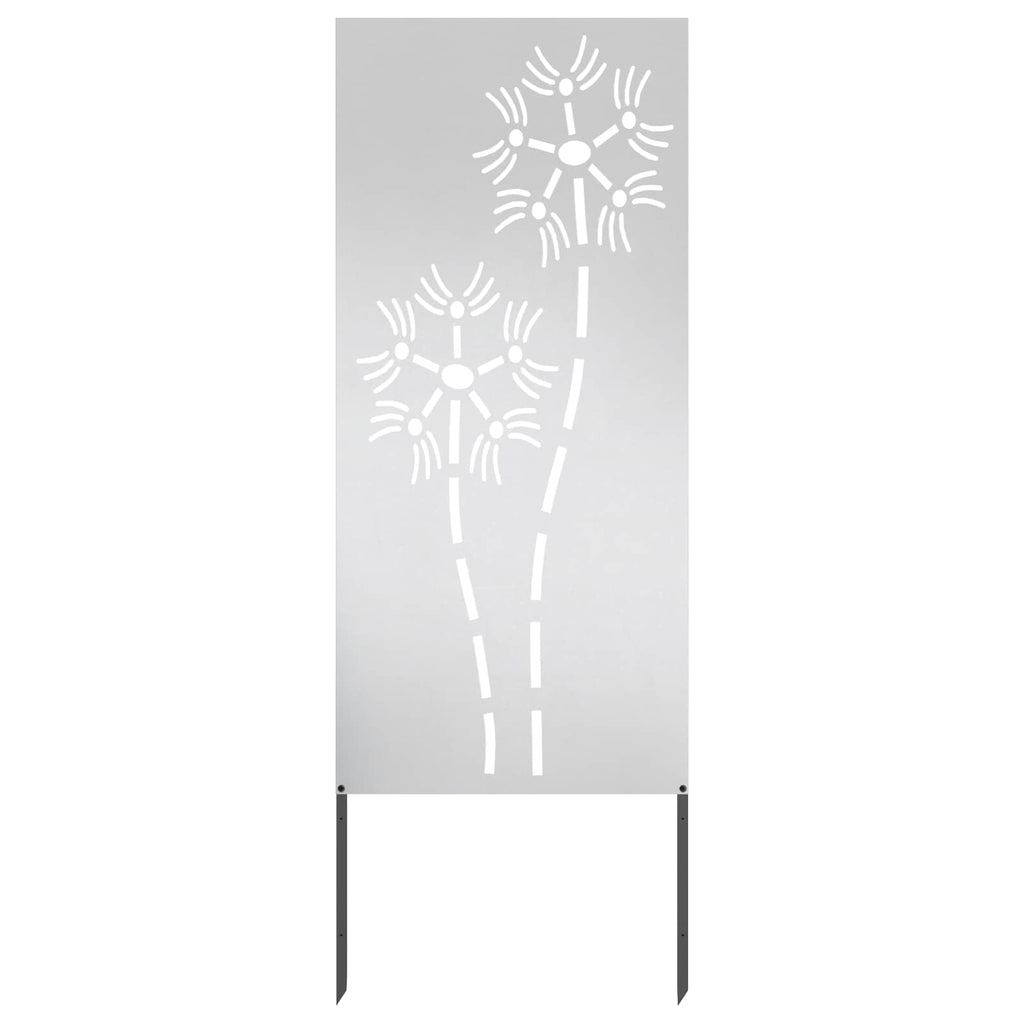 vidaXL Ekran zapewniający prywatność w ogrodzie Srebrny 50 x 140 cm