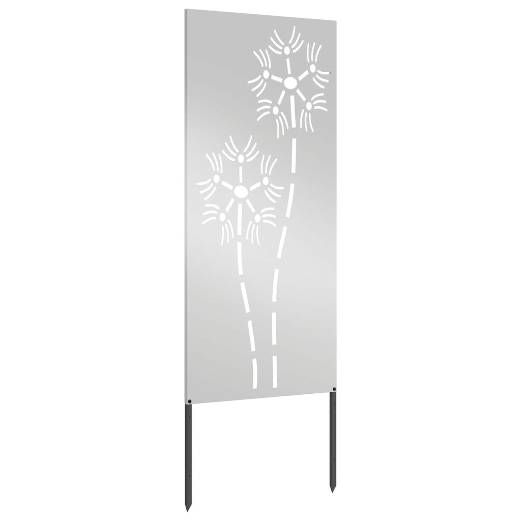 vidaXL Ekran zapewniający prywatność w ogrodzie Srebrny 50 x 140 cm