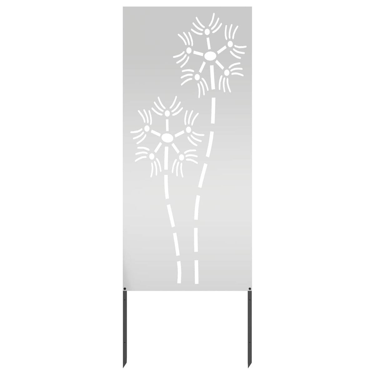 vidaXL Ekran zapewniający prywatność w ogrodzie Srebrny 50 x 140 cm