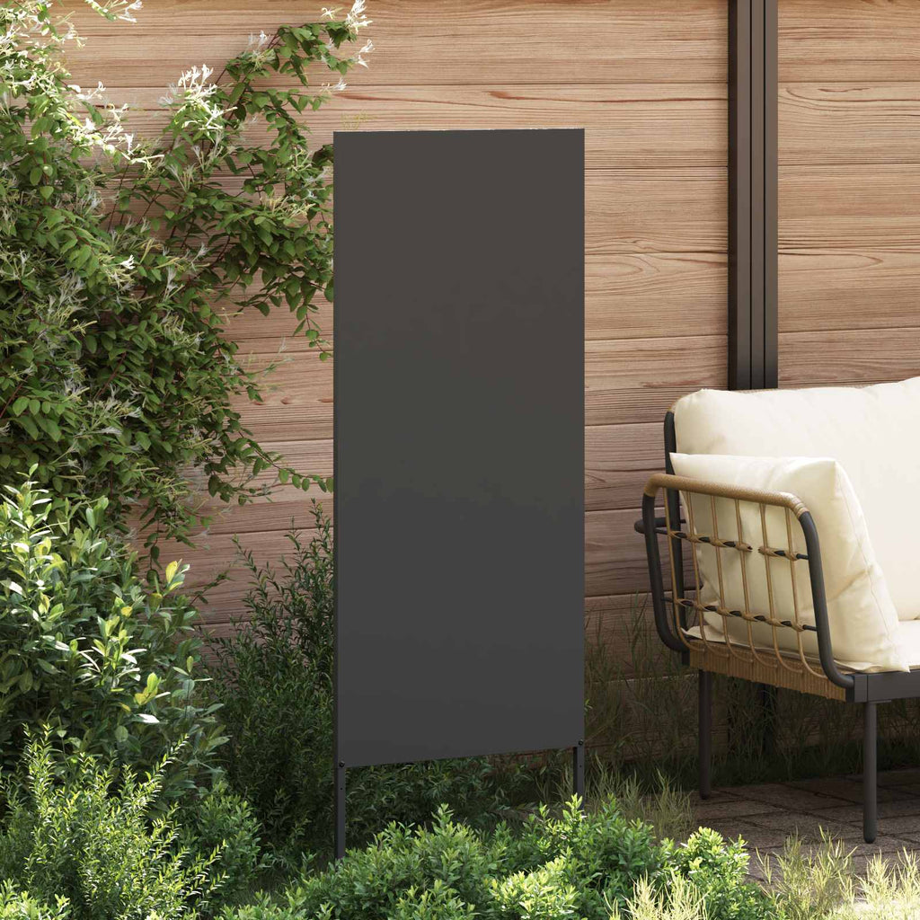 vidaXL Ekran zapewniający prywatność w ogrodzie Czarny 50 x 140 cm