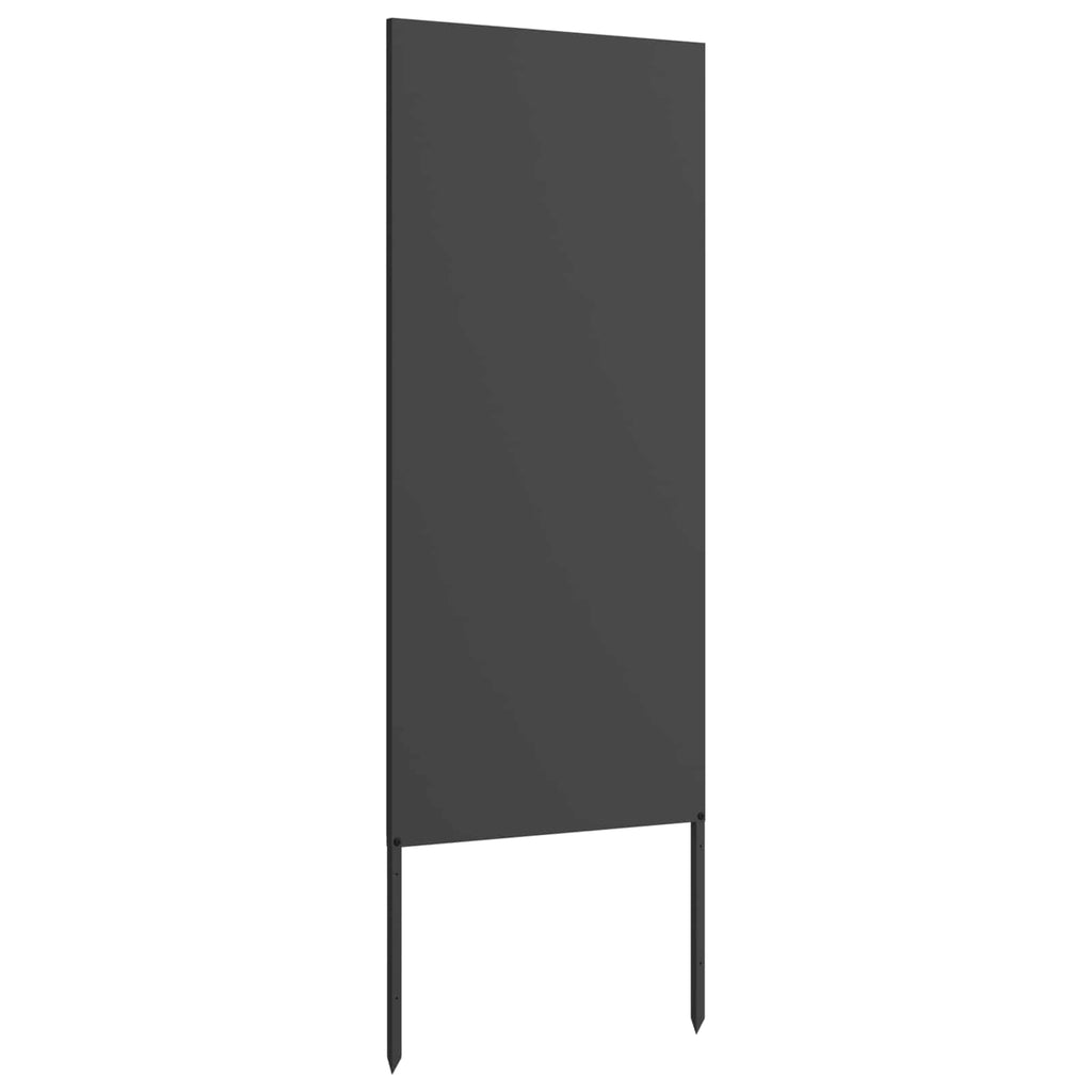 vidaXL Ekran zapewniający prywatność w ogrodzie Czarny 50 x 140 cm