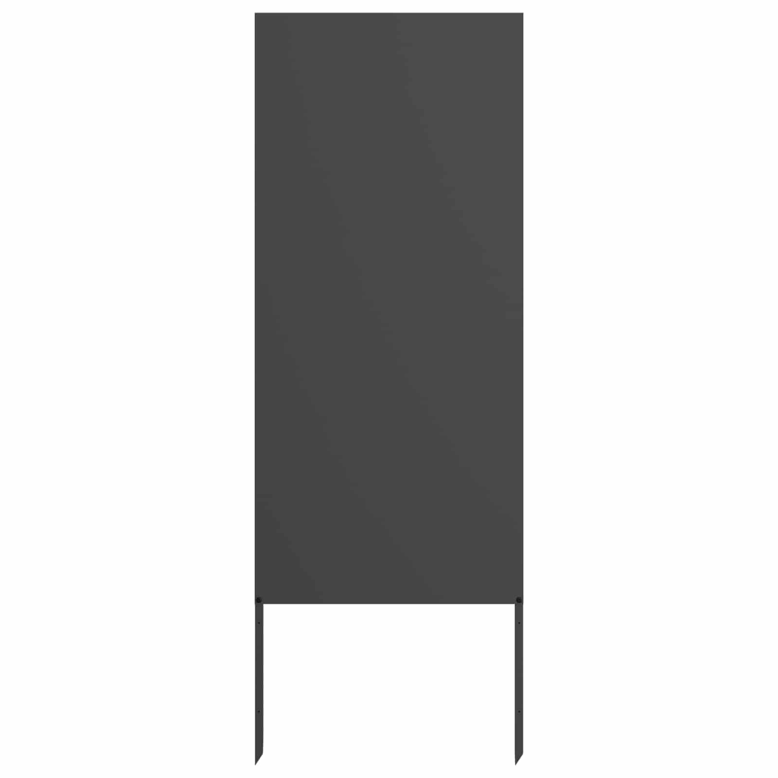 vidaXL Ekran zapewniający prywatność w ogrodzie Czarny 50 x 140 cm