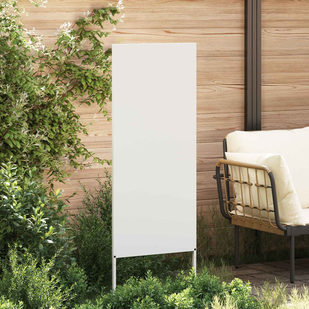 vidaXL Ekran zapewniający prywatność w ogrodzie Biały 50 x 140 cm
