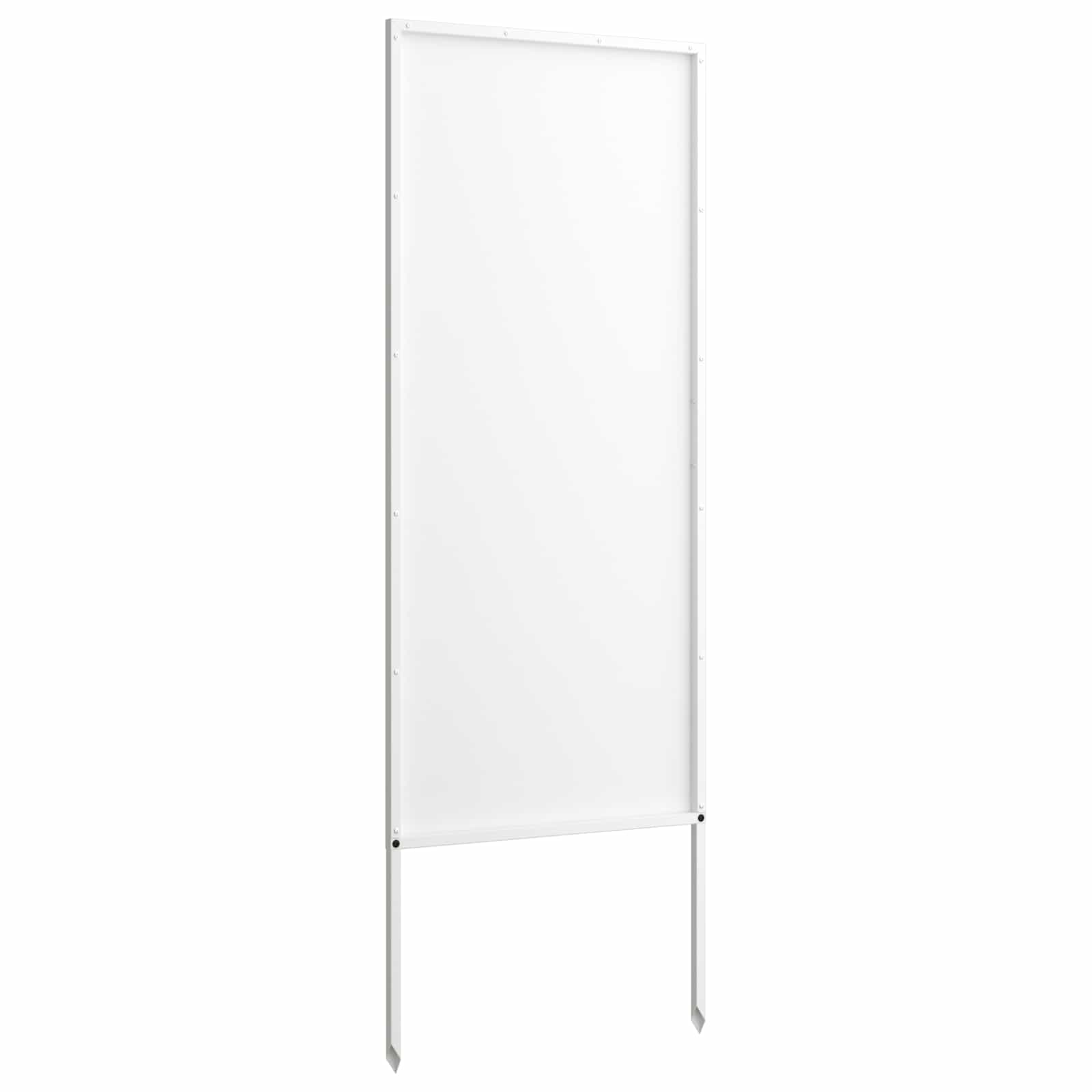 vidaXL Ekran zapewniający prywatność w ogrodzie Biały 50 x 140 cm