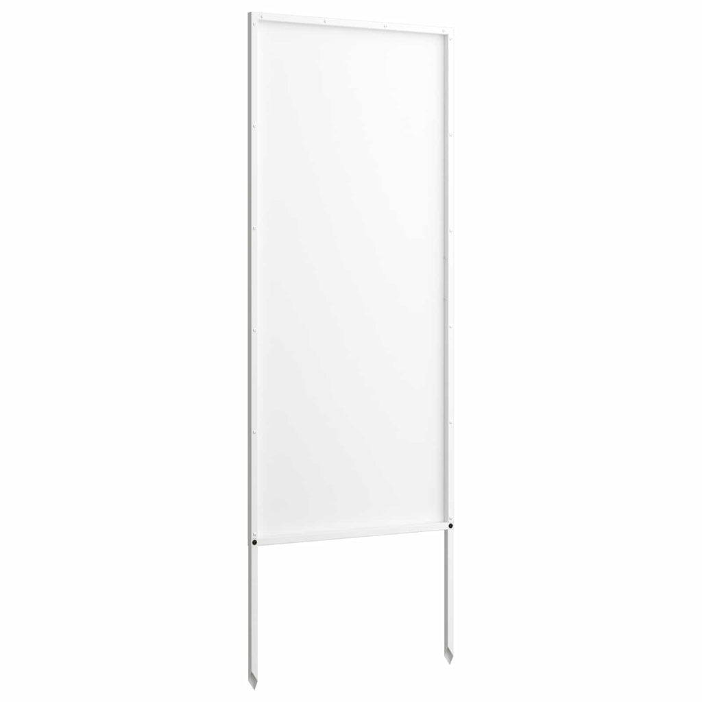 vidaXL Ekran zapewniający prywatność w ogrodzie Biały 50 x 140 cm