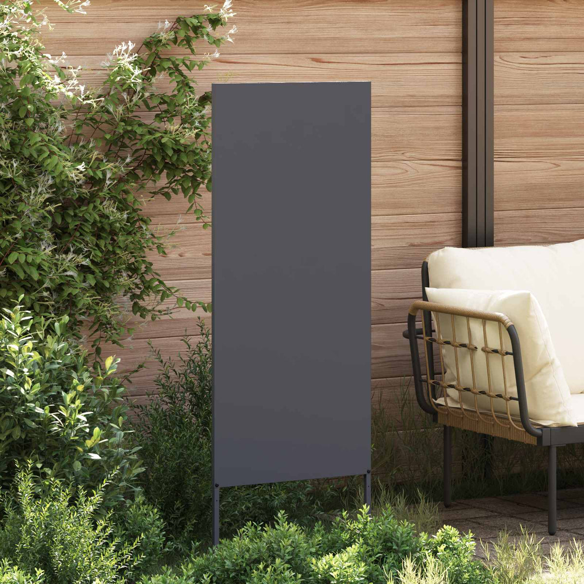 vidaXL Ekran zapewniający prywatność w ogrodzie Antracyt 50 x 140 cm