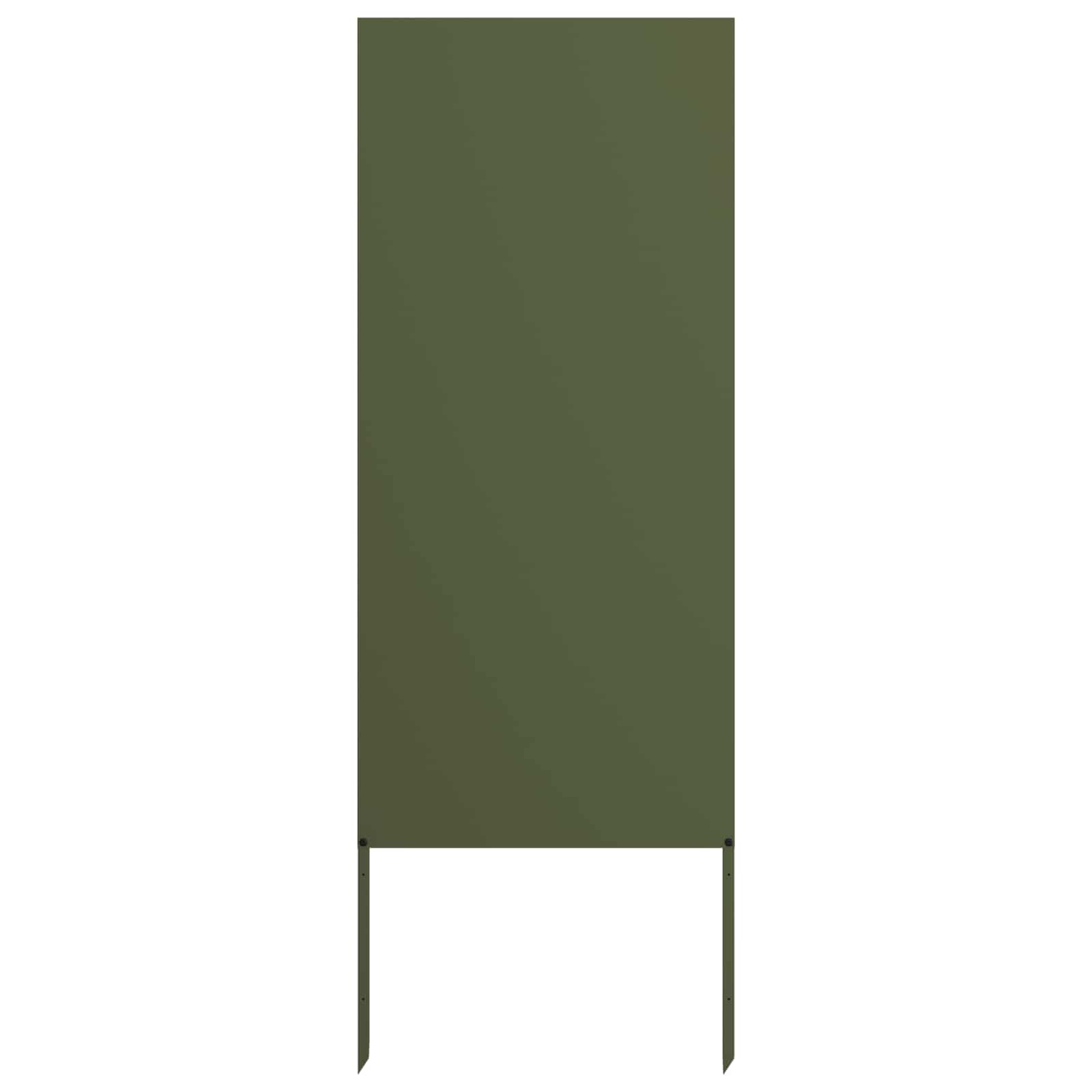 vidaXL Ekran zapewniający prywatność w ogrodzie oliwkowy 50 x 140 cm